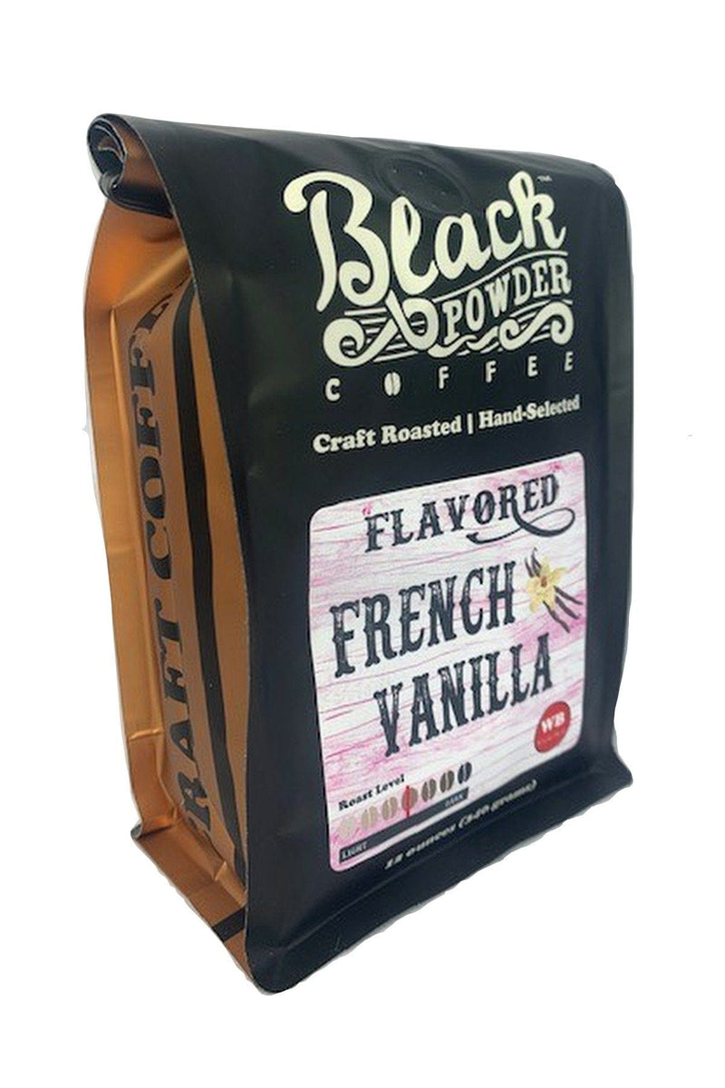 Load image into Gallery viewer, French Vanilla Flavored Coffee by Black Powder Coffee
