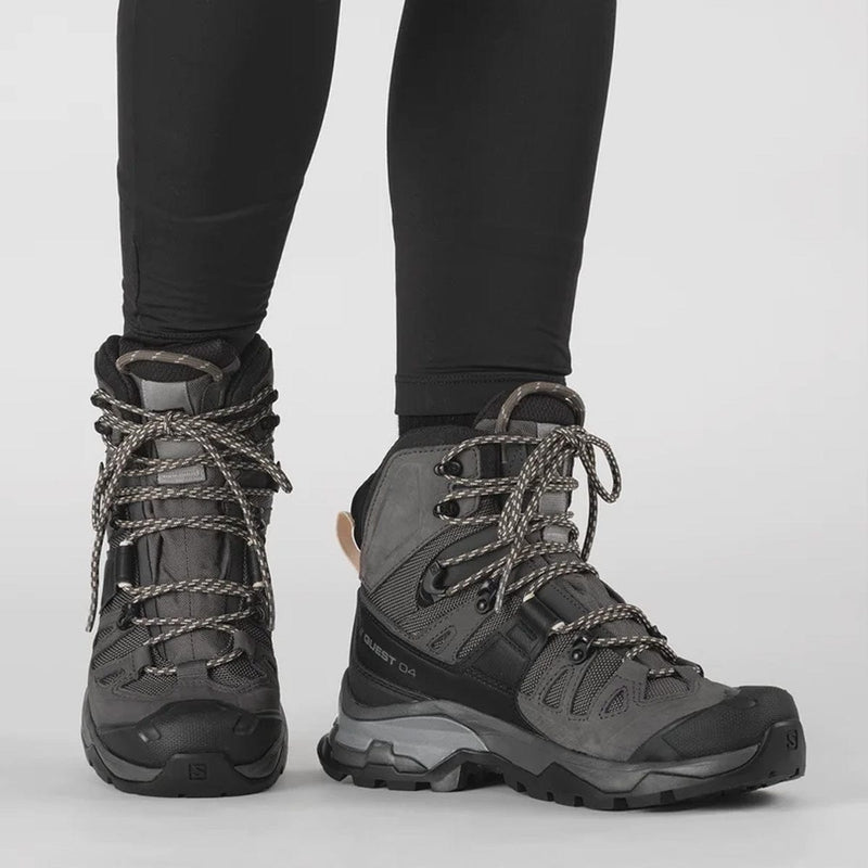 Load image into Gallery viewer, Salomon QUEST 4 GORE-TEX Women&#39;s Mid Leather Hiking Boots
