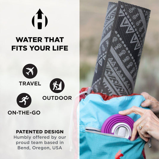 Collapsible Water Bottle 17oz by HYDAWAY