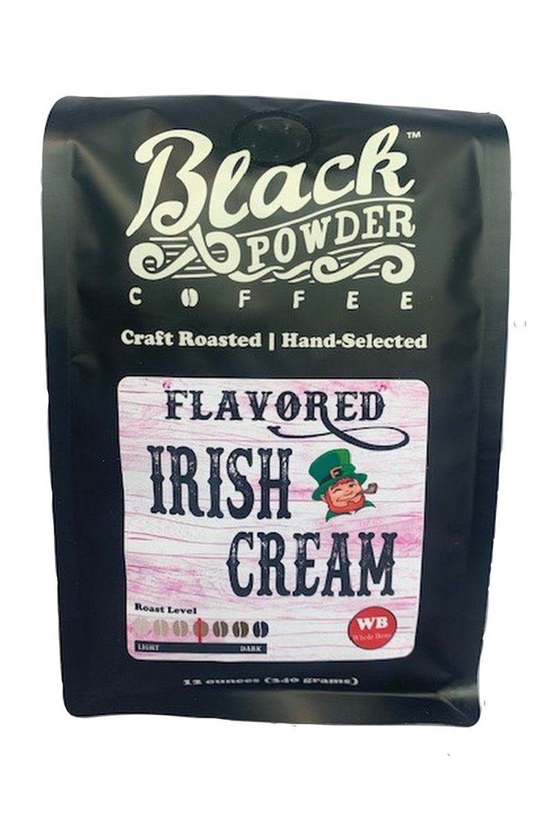 Load image into Gallery viewer, Irish Cream Flavored Coffee by Black Powder Coffee
