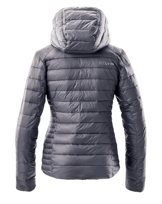 Aura Women's Heated Jacket | Graphite Grey by Kelvin Coats