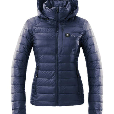 Aura Women's Heated Jacket | Space Blue by Kelvin Coats