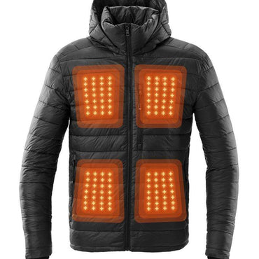 Phantom Men's Heated Jacket | Jet Black by Kelvin Coats