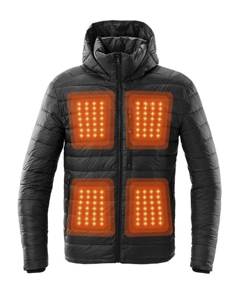 Load image into Gallery viewer, Phantom Men&#39;s Heated Jacket | Jet Black by Kelvin Coats
