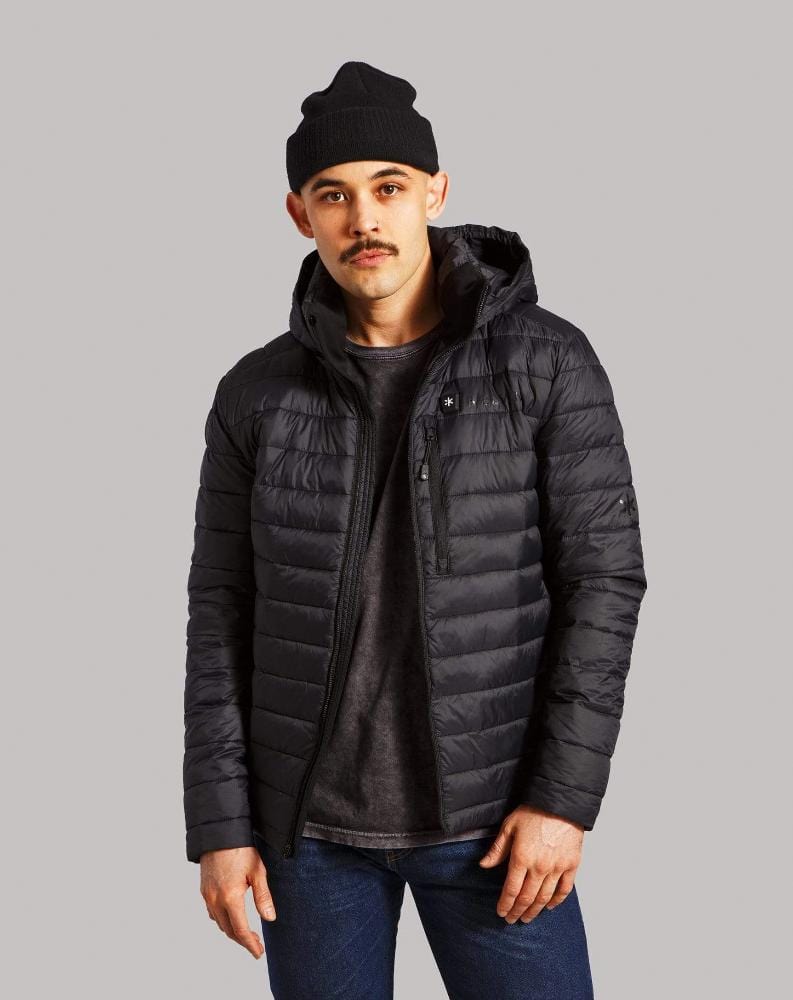 Load image into Gallery viewer, Phantom Men&#39;s Heated Jacket | Jet Black by Kelvin Coats
