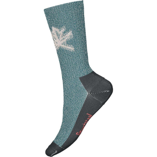 SmartWool Women's Classic Hike Light Cushion Leaf Pattern Crew Socks