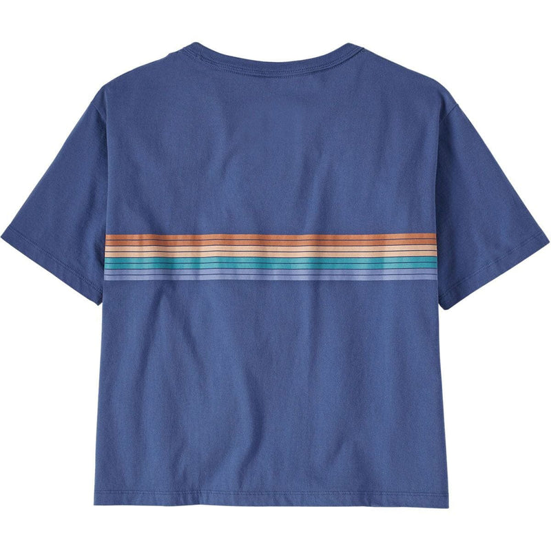 Load image into Gallery viewer, Patagonia Womens Ridge Rise Stripe Organic Easy Cut Tee
