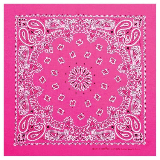 Neon Paisley Bandanas